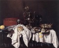 Still Life With Pie Silver Ewer And Crab Willem Claeszoon Heda